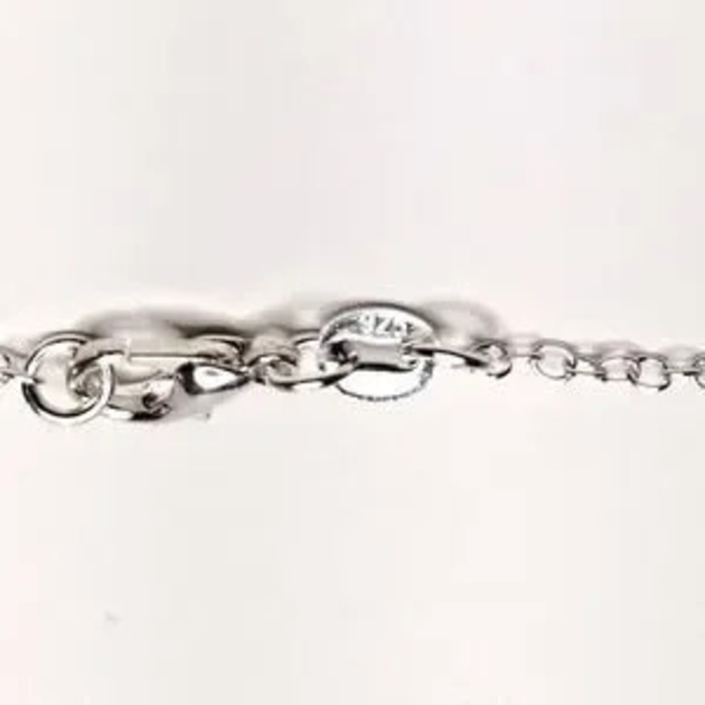 925 Silver Chain Heart Necklace Funeral Death Mourning Pendant Message Gift NEW